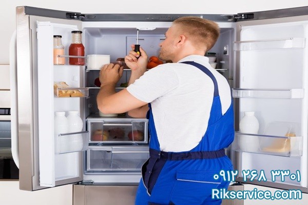 پوسیدگی و تغییر رنگ در یخچال ساید