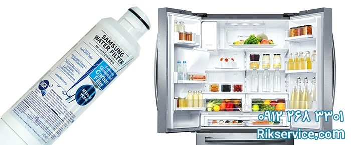 نحوه تعویض فیلتر یخچال ساید سامسونگ